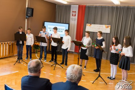 Część artystyczna jubileuszu szkoły